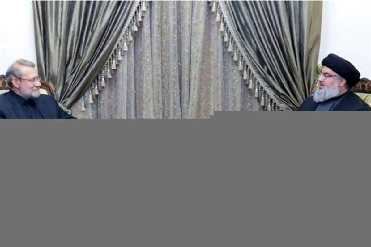 دیدار لاریجانی با دبیرکل حزب الله لبنان