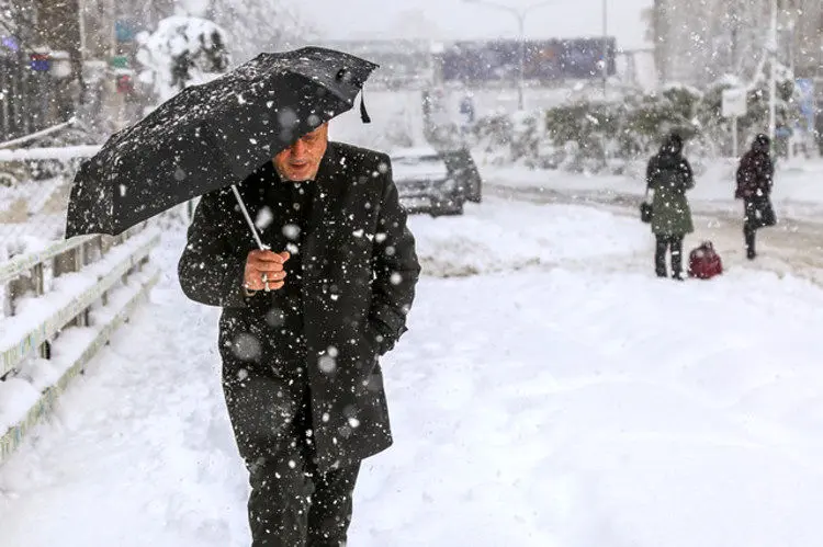 بارش شدید برف و باران در بیشتر استان‌های کشور