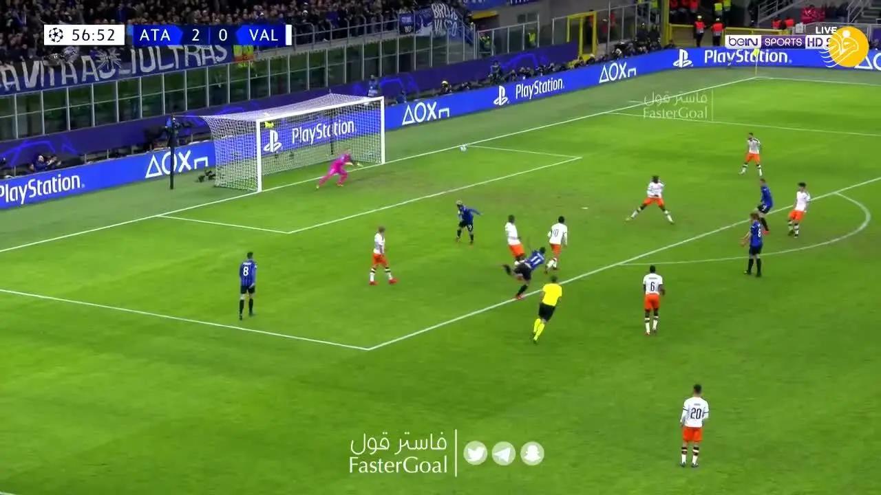 (ویدیو) خلاصه بازی آتالانتا 4 - 1 والنسیا