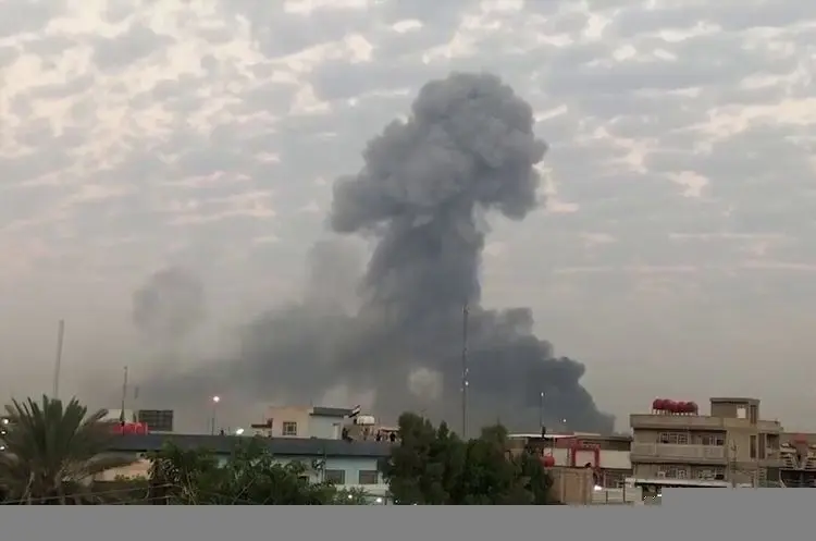 چند موشک در نزدیکی سفارت آمریکا در بغداد فرود آمد