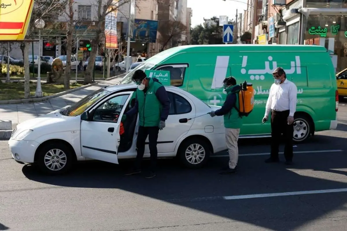 ناوگان اسنپ ضدعفونی میشود