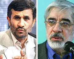 48.5درصد میرحسین؛ 15درصد احمدی نژاد