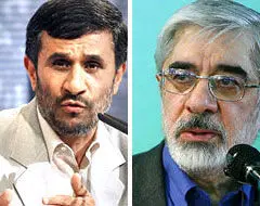 48.5درصد میرحسین؛ 15درصد احمدی نژاد