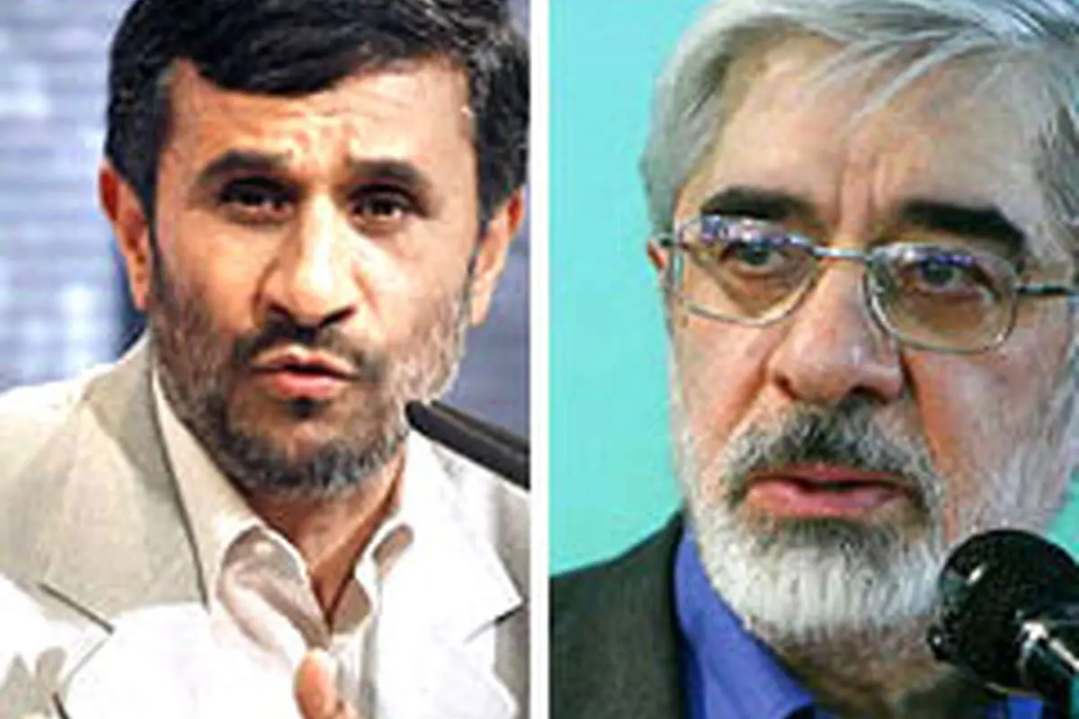 48.5درصد میرحسین؛ 15درصد احمدی نژاد