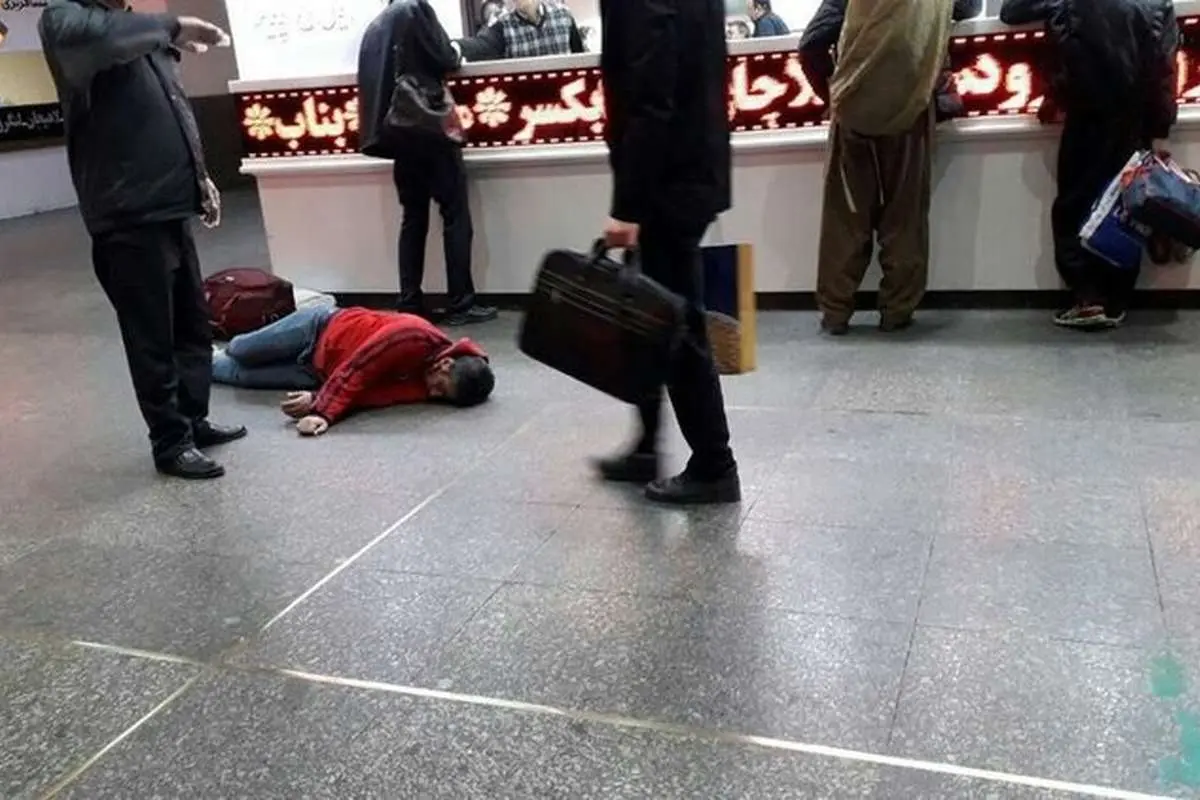 تکذیب تصویر مربوط به فرد مبتلا به کرونا در ترمینال غرب