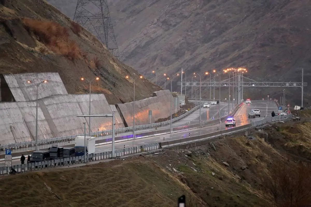 (تصاویر) افتتاح آزادراه تهران-شمال با حضور روحانی