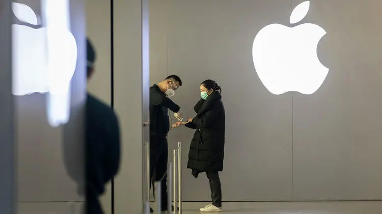 «اپل» فروشگاه‌هایش را در سراسر جهان بست