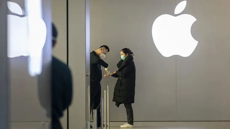«اپل» فروشگاه‌هایش را در سراسر جهان بست