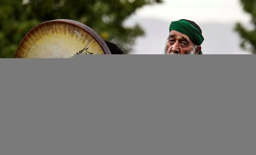 (تصاویر) دف نوازی زنان و مردان در كردستان