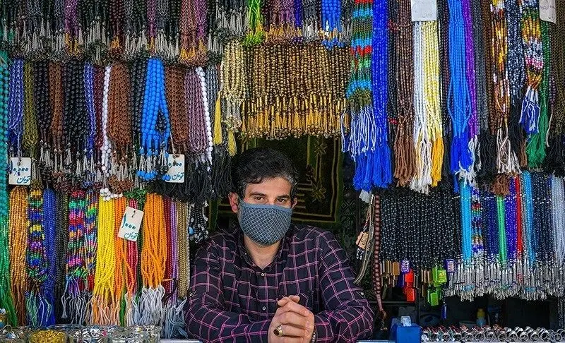 (تصاویر) کسادی بازار قم در پی شیوع کرونا