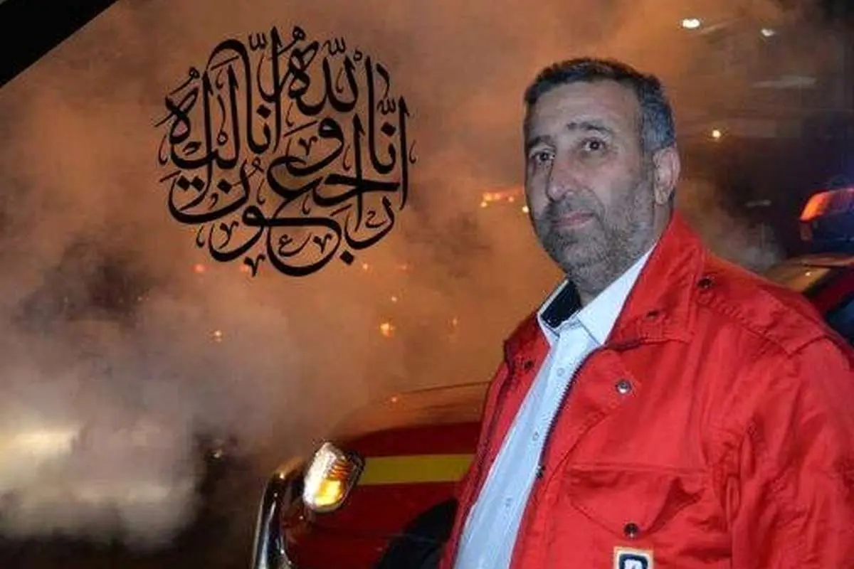 (تصویر) فرمانده آتش نشانی تبریز که بر اثر کرونا جان باخت