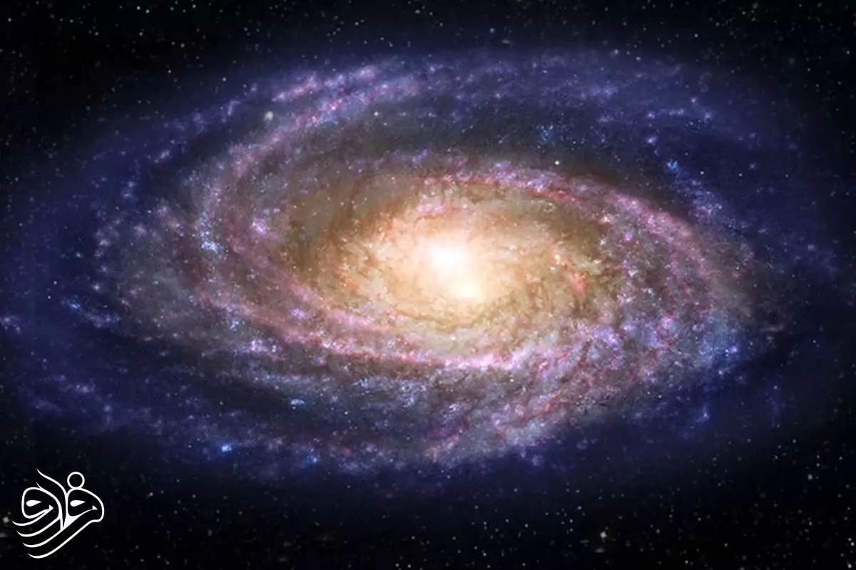 تصویر؛ کهکشان راه شیری رنگ عوض کرد!