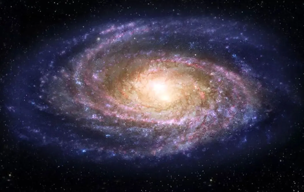 تصویر؛ کهکشان راه شیری رنگ عوض کرد!