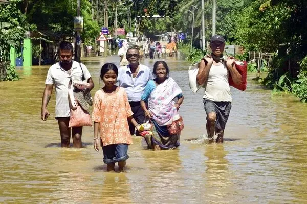 بارندگی‌های سیل‌آسا در آسام هند؛ شمار قربانیان به ۴۱ نفر رسید