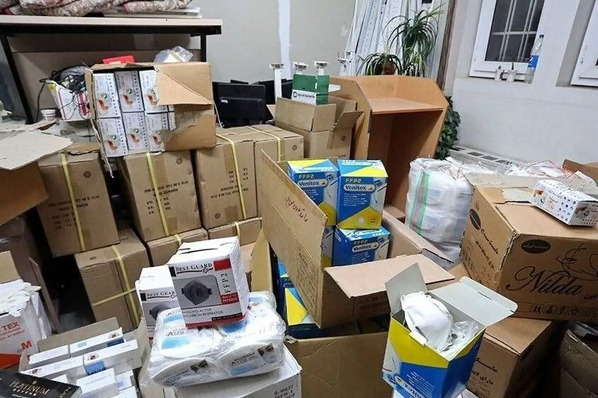کشف ۷میلیون ماسک، ۷۴میلیون دستکش و ۴۶۷هزار لیتر الکل