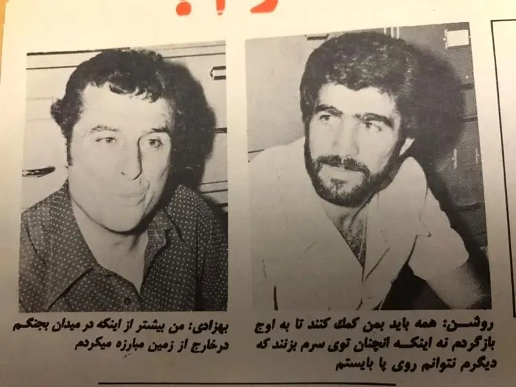 (عکس و متن) همایون بهزادی و حسن روشن در یک گفت‌وگوی رک‌و‌راست