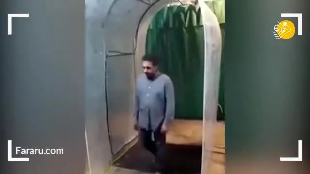 (ویدئو) ابتکار جهادگران بسیجی در مقابله با کرونا