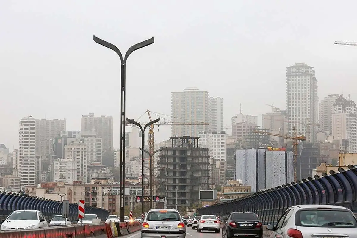(تصاویر) مه گرفتگی صبحگاهی تهران