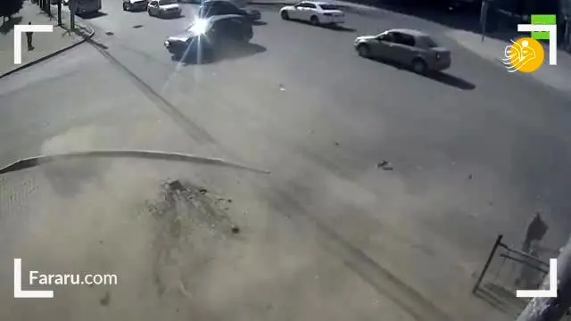 (ویدئو) چند سانتی متر تا مرگ!