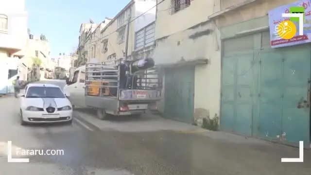 (ویدئو) دستگاه اختراعی دو برادر برای پاکسازی معابر فلسطین