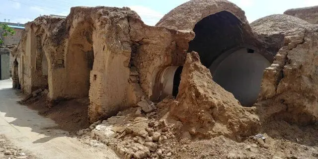 (تصاویر) بافت تاریخی کرمان زیر آب  