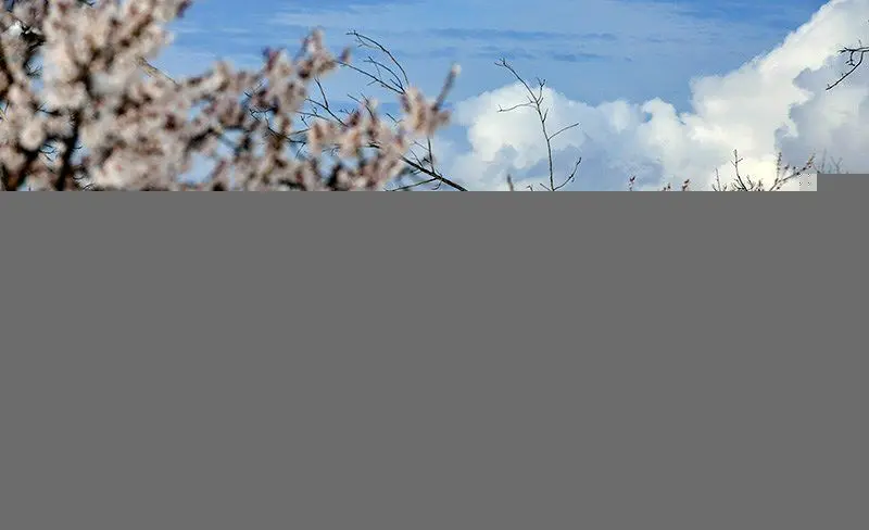 (تصاویر) بهار برفی در روستاهای قم!
