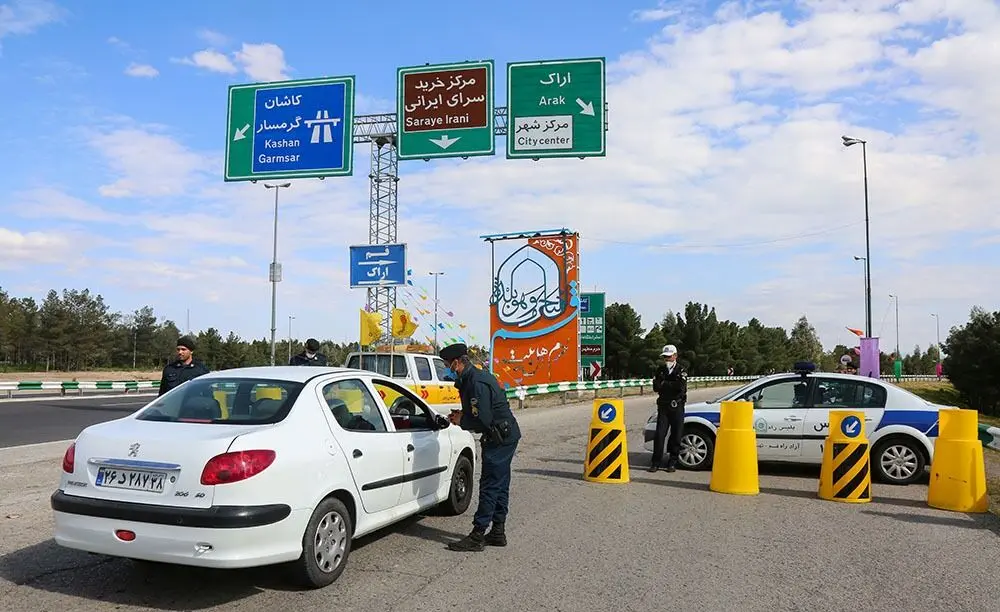 (تصاویر) کنترل ورودی و خروجی عوارضی قم تهران
