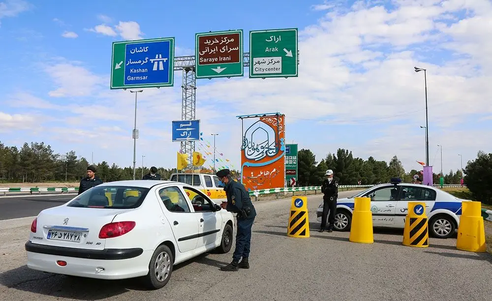 (تصاویر) کنترل ورودی و خروجی عوارضی قم تهران