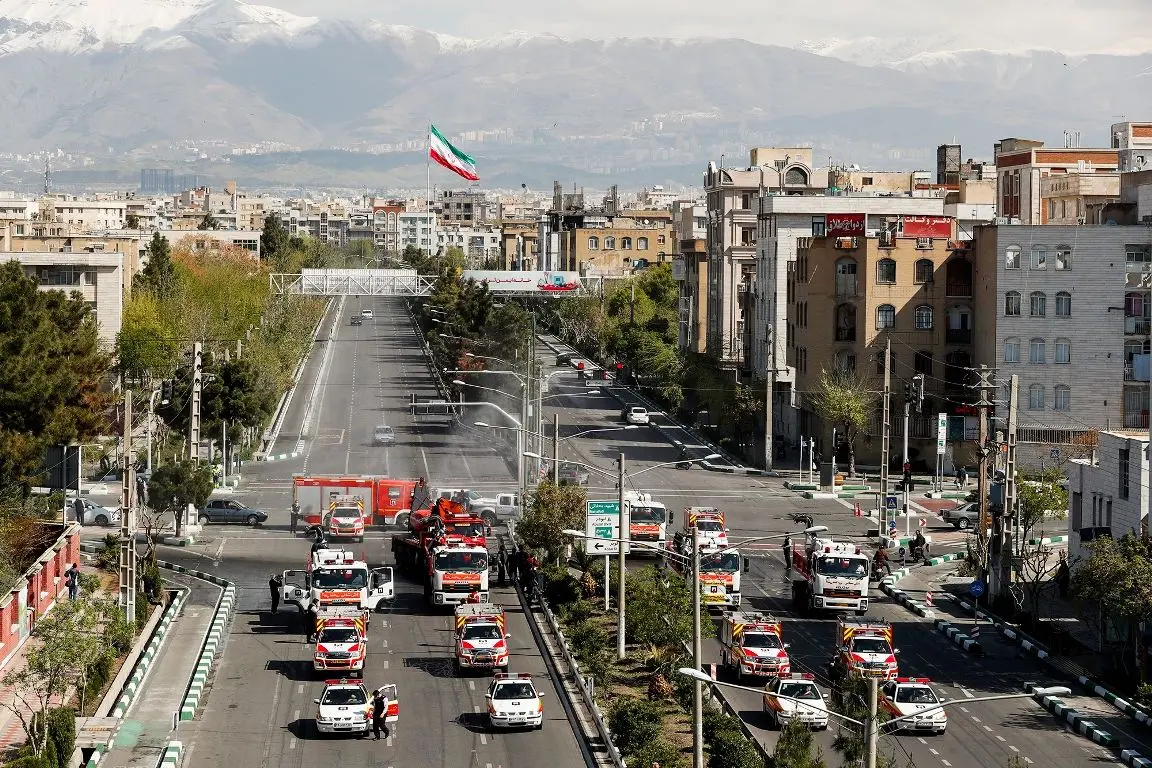(تصاویر) ضد عفونی محلات جنوب شرق تهران