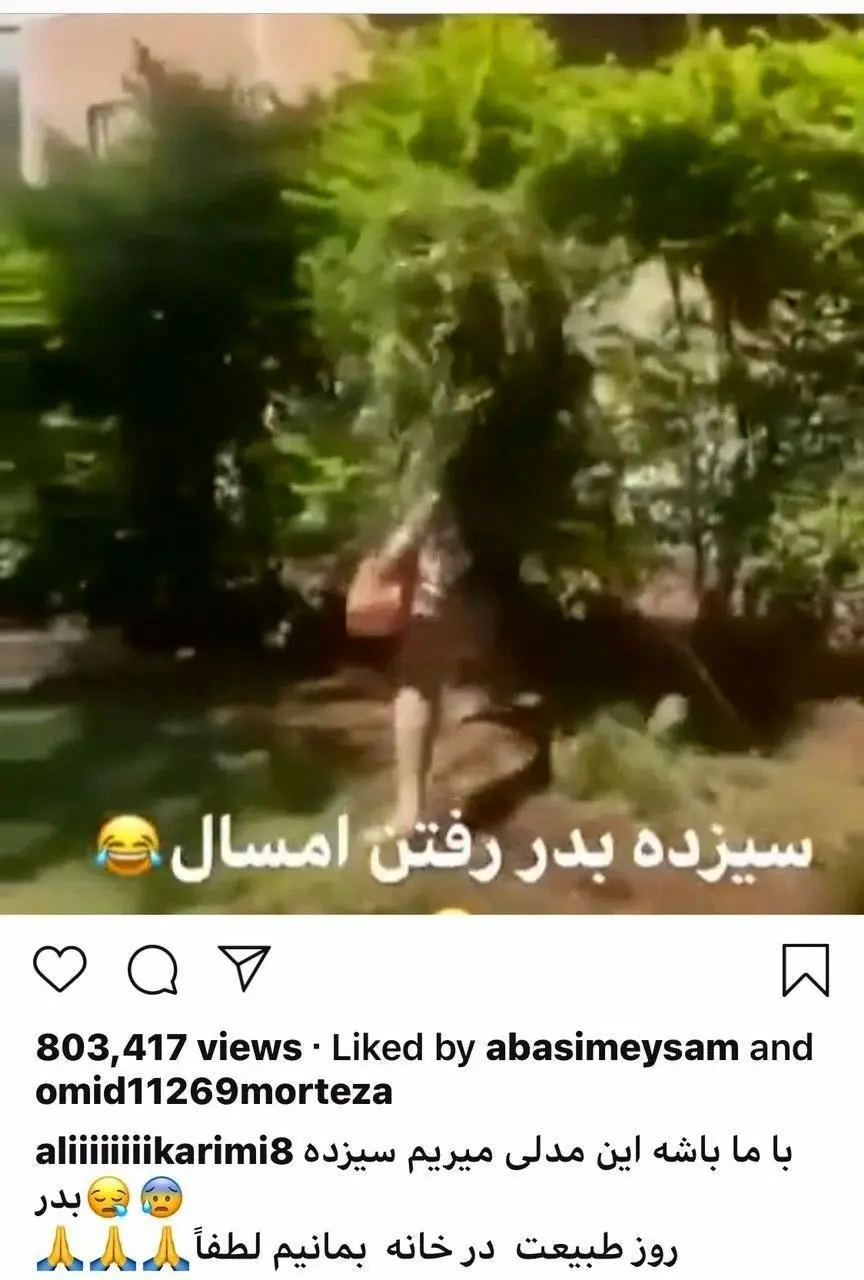 (عکس) سیزده بدر رفتن به سبک علی کریمی