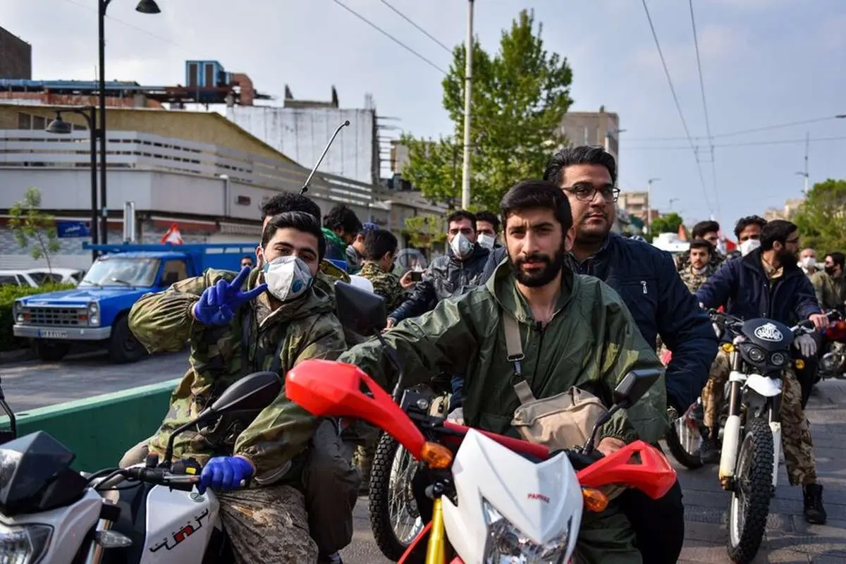 (تصاویر) رزمایش پدافند زیستی سپاه تهران بزرگ