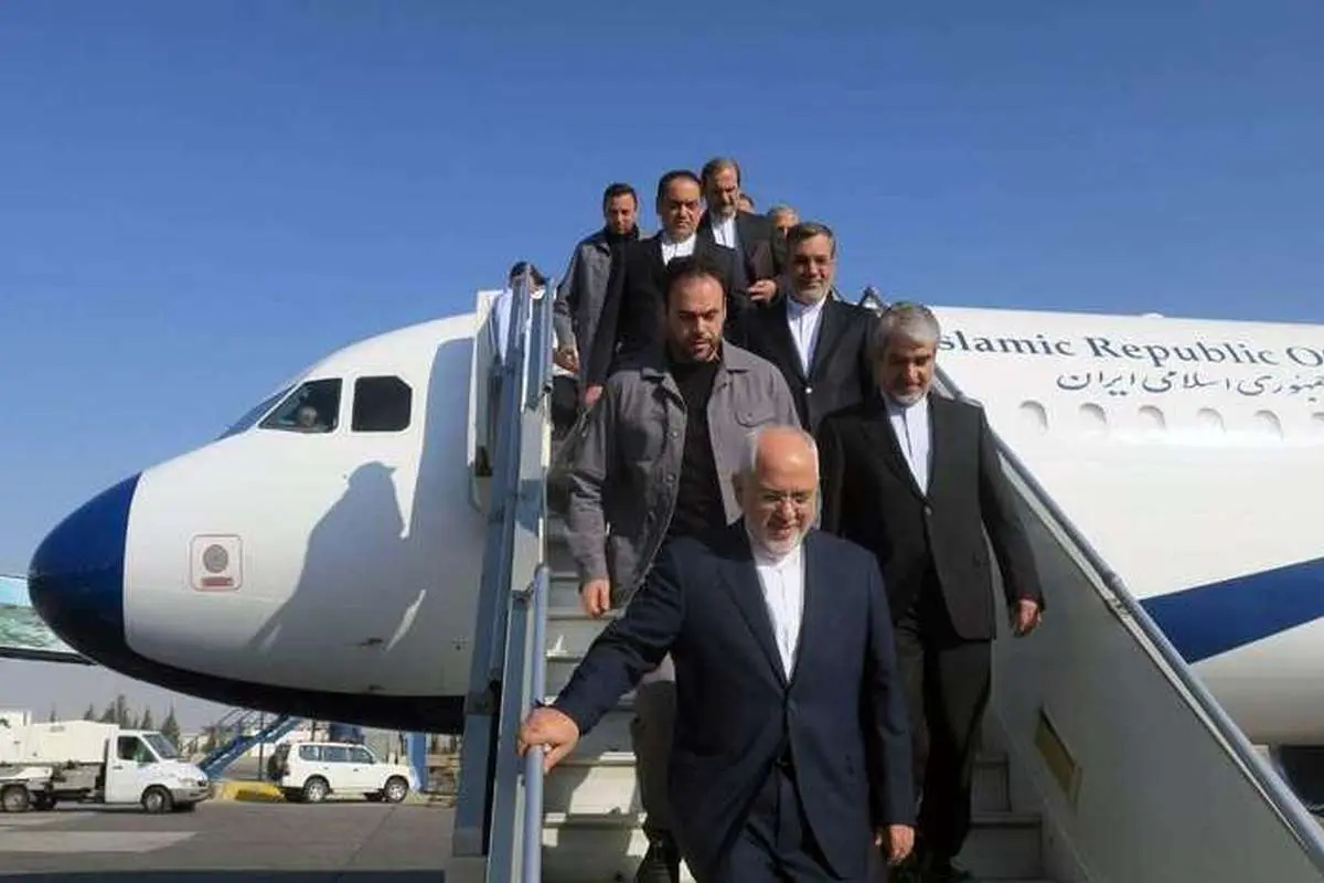 ظریف وارد دمشق شد