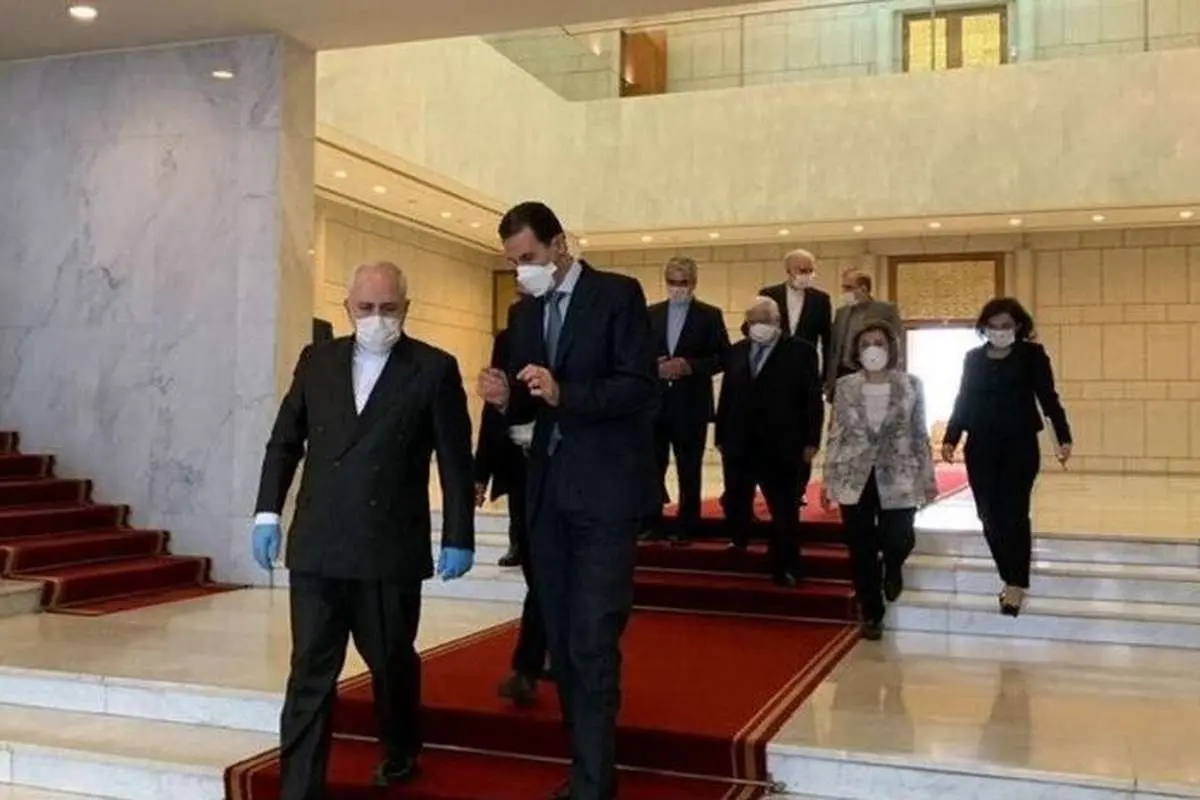 ظریف با بشار اسد و ولید معلم دیدار کرد