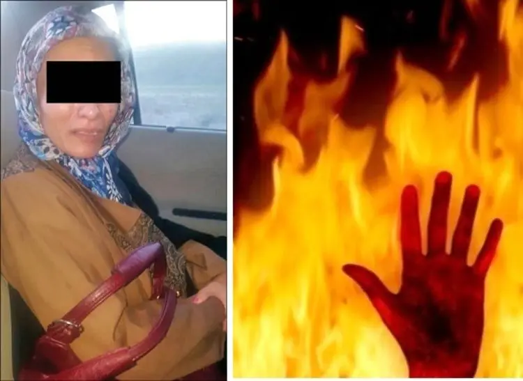 اعترافات تکان دهنده زنی که شوهرش را آتش زد!
