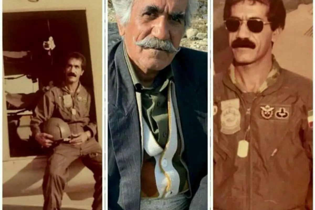 (عکس) عمو کاووس «نون .خ» خلبان هلی کوپتر است!