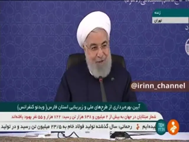(ویدیو) شوخی رئیس جمهور با مجری شبکه خبر