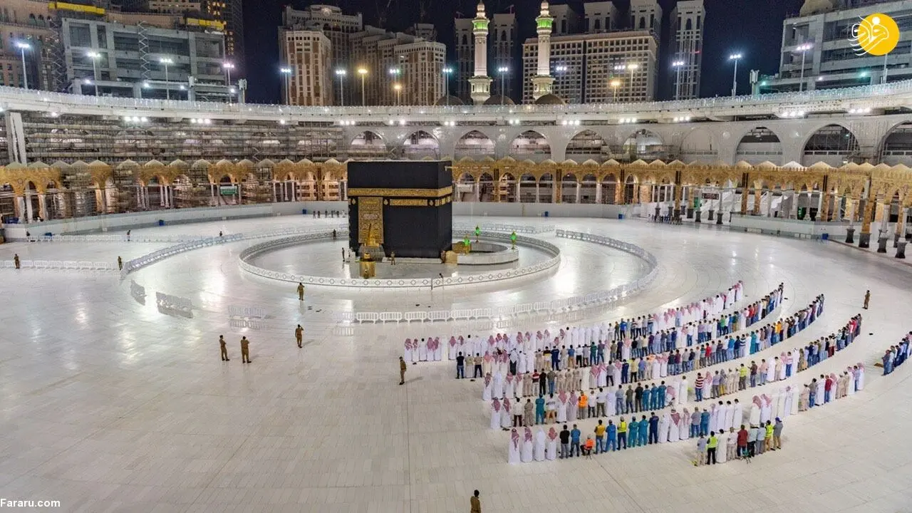 (تصاویر) اولین نماز تراویح ماه رمضان در خانه خدا