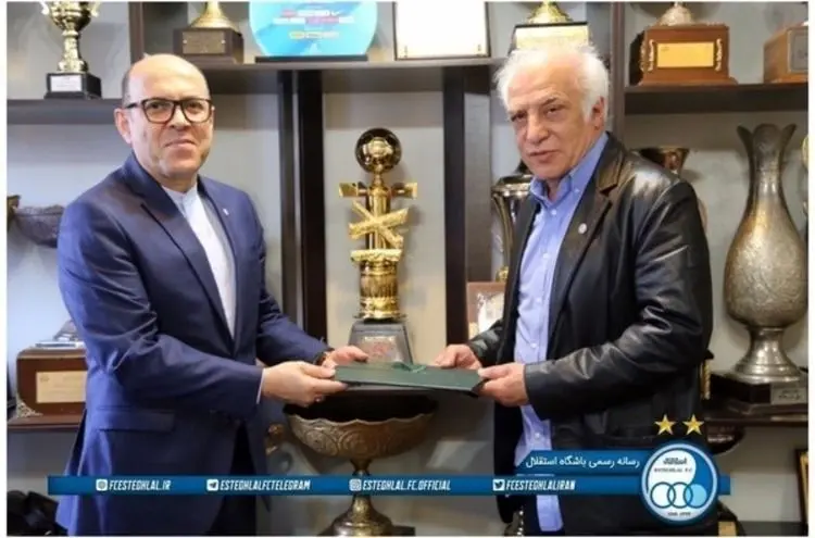 (عکس) پیشکسوت استقلال مشاور مدیرعامل شد