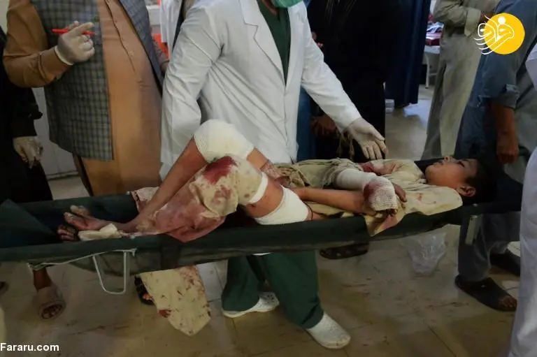 (تصاویر +16) حمله انتحاری داعش به مراسم تشییع جنازه