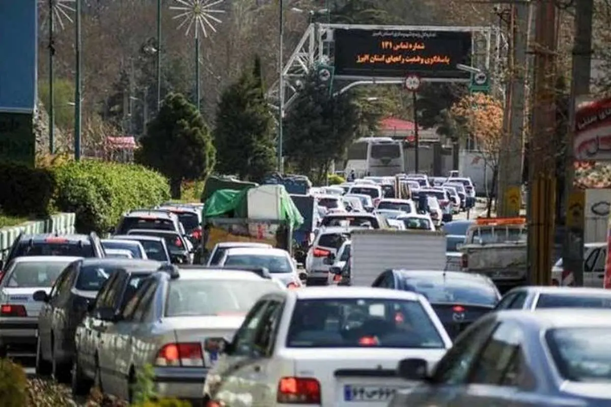 ترافیک سنگین در خروجیهای تهران