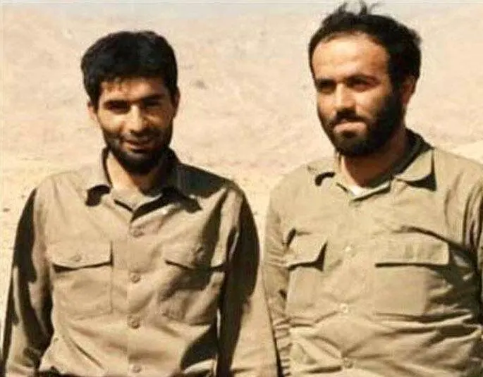 (عکس) تصویری دیده نشده از ۲ فرمانده موشکی سپاه