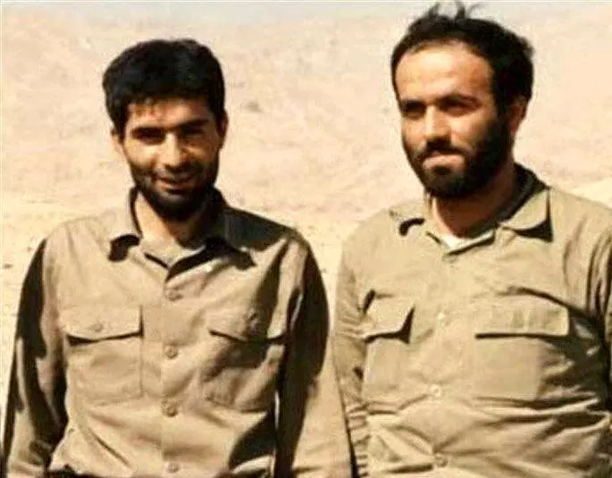 (عکس) تصویری دیده نشده از ۲ فرمانده موشکی سپاه