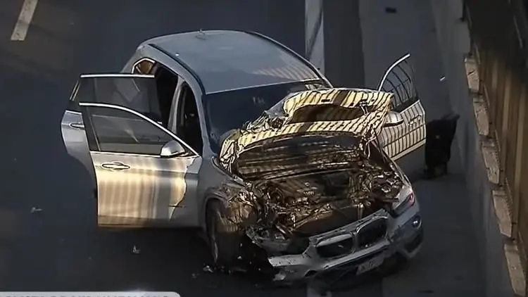 (عکس) تصادف مرگبار، کار یک فوتبالیست را تمام کرد