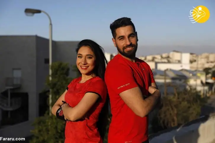 (تصاویر) باشگاه ورزشی آنلاین زن و مرد فلسطینی