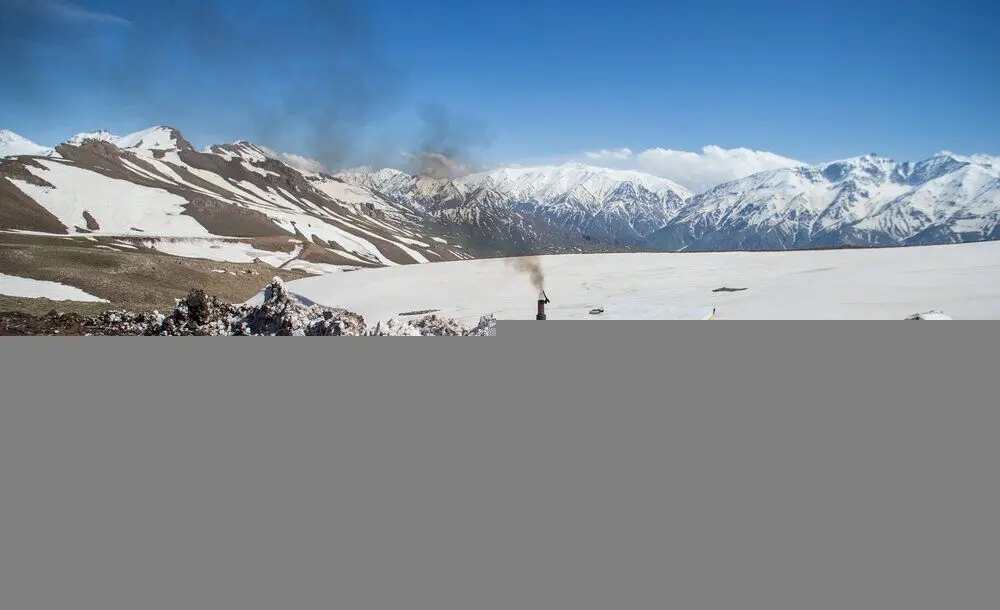 (تصاویر) بازگشایی گردنه برف گیر پیچ بن