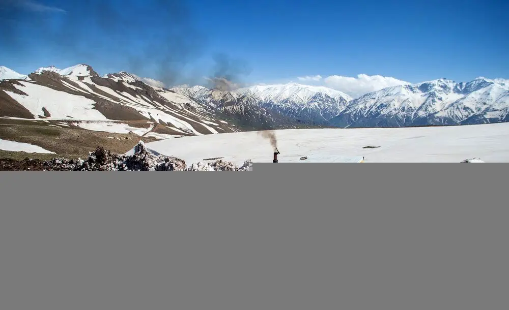 (تصاویر) بازگشایی گردنه برف گیر پیچ بن