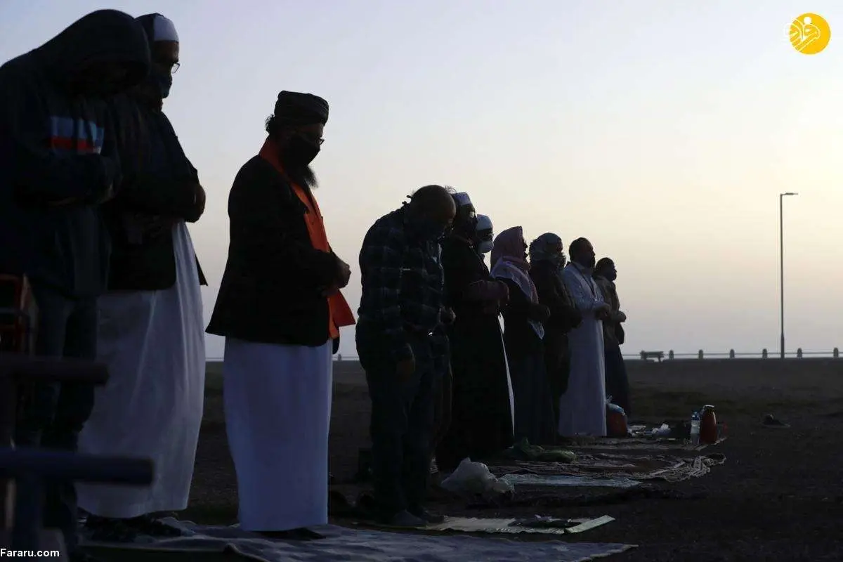 (تصاویر) نماز و جشن عید فطر در کشورهای مختلف