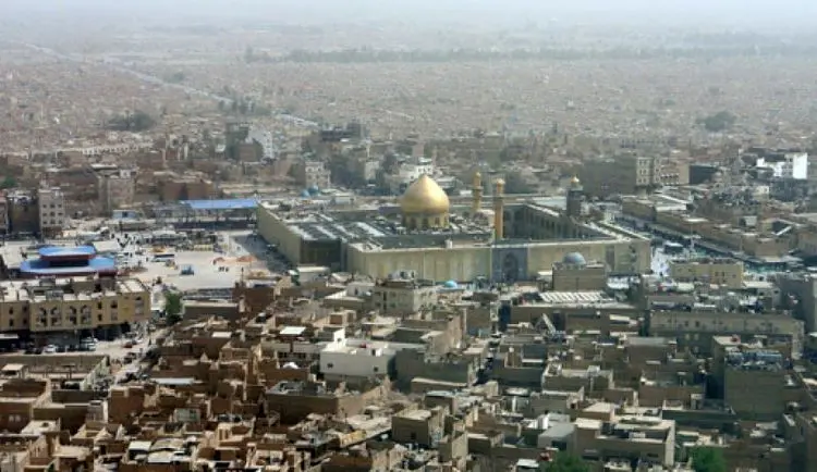 نجف قرنطینه شد