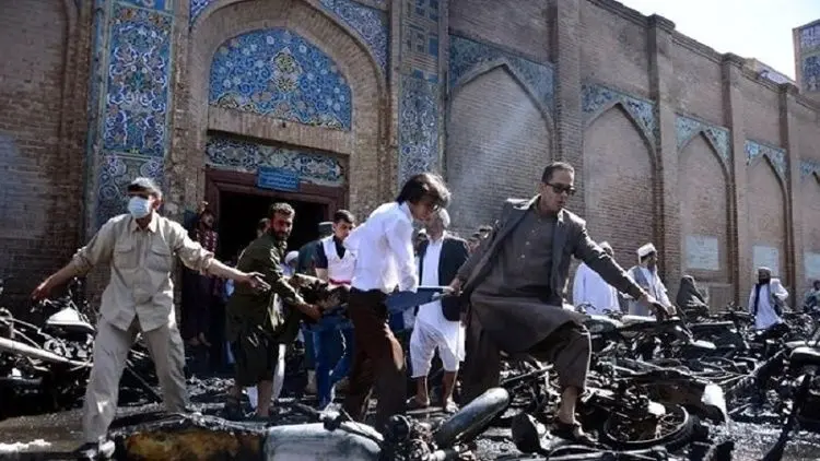حمله‌ انتحاری به مسجدی در افغانستان