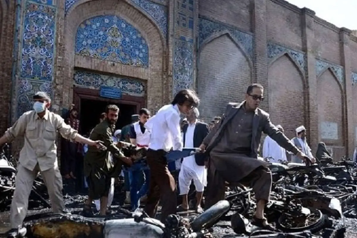 حمله‌ انتحاری به مسجدی در افغانستان